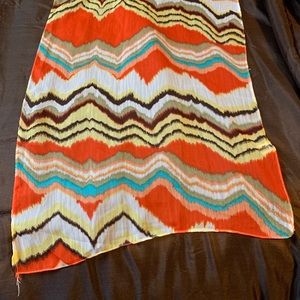 Beautiful colorful long scarves